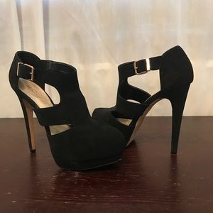 ALDO Suede Black Heels